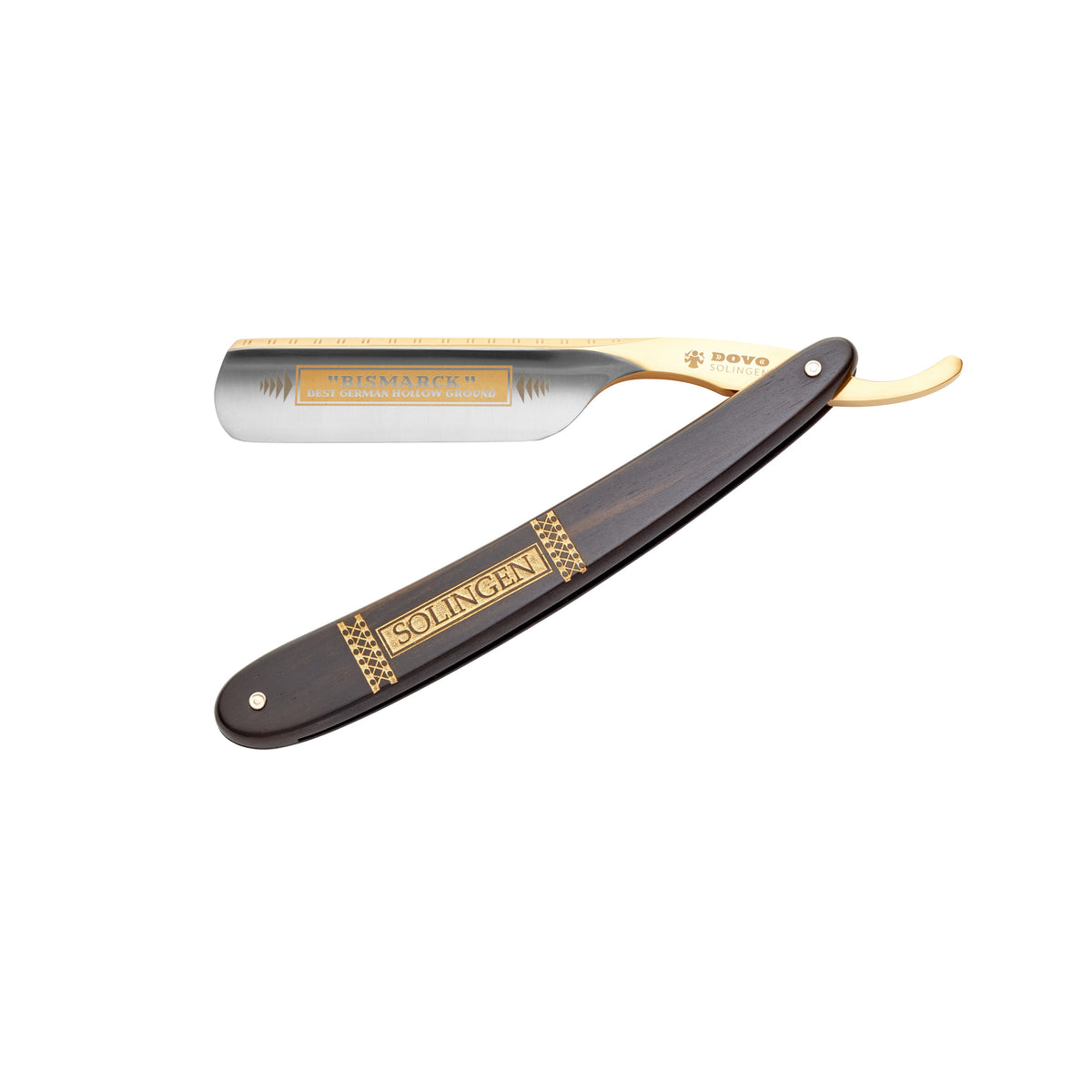 NAVAJA DOVO BISMARCK 6/8" MADERA DE EBANO