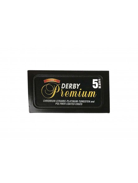 DERBY REPUESTOS PREMIUM MAQUINA DOBLE HOJA-5 unidades