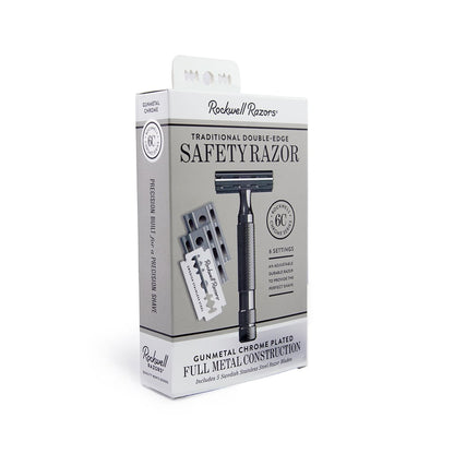 ROCKWELL MAQUINA DE AFEITAR DOBLE HOJA 6C-GUNMETAL