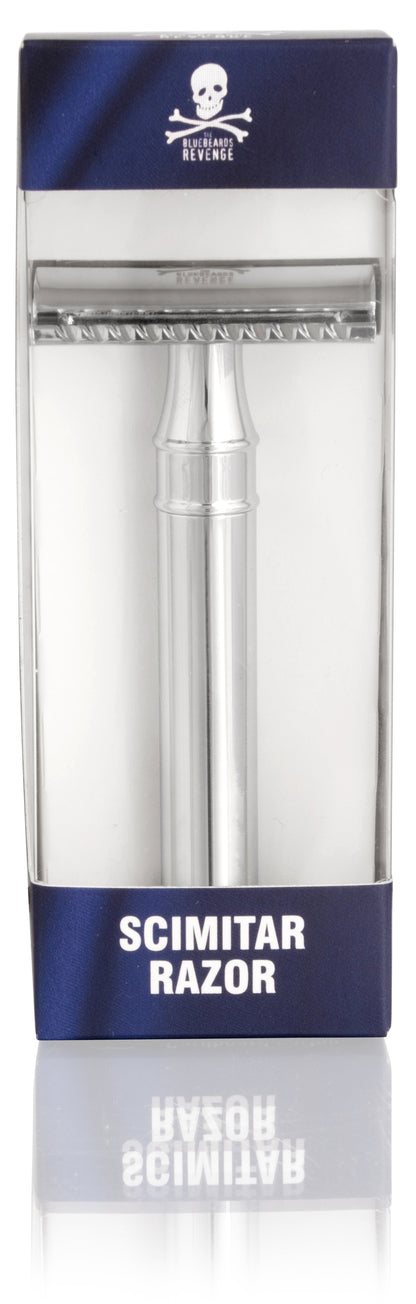 THE BLUEBEARDS REVENGE MAQUINA DE AFEITAR DE DOBLE HOJA "SCIMITAR"