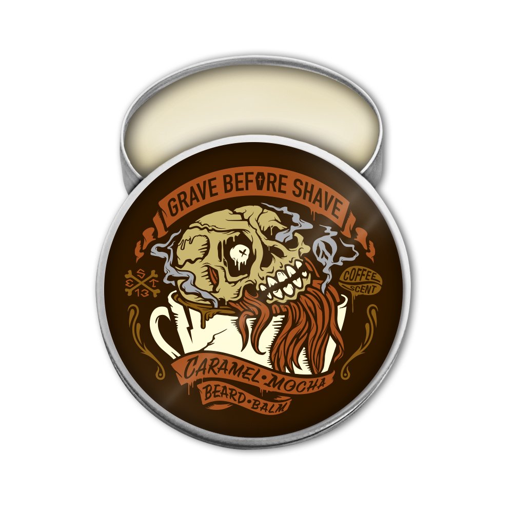 GRAVE BEFORE SHAVE BALSAMO PARA LA BARBA-CARAMEL MOCHA-57 grs.