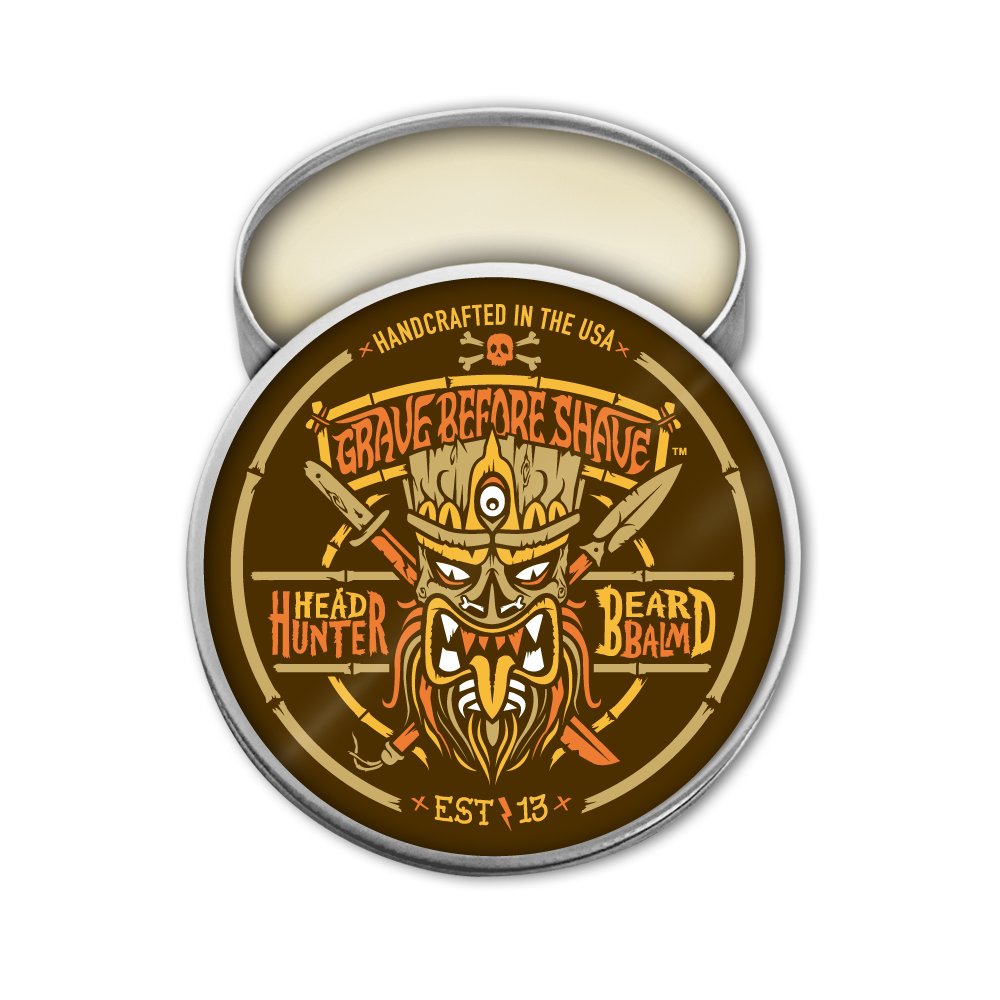 GRAVE BEFORE SHAVE BALSAMO PARA LA BARBA-HEADHUNTERS-57 grs.