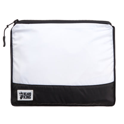 BEARD BIB, CAPA PARA BARBA, COLOR BLANCO