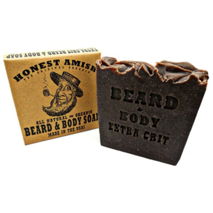 HONEST AMISH JABON ORGANICO PARA BARBA Y CUERPO - EXTRA GRIT