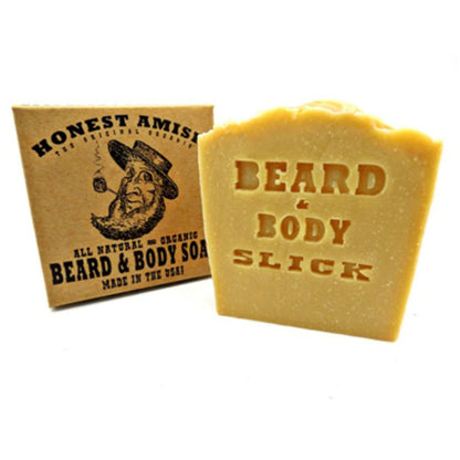HONEST AMISH JABON ORGANICO PARA BARBA Y CUERPO-SLICK
