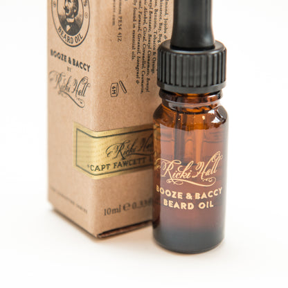 CAPTAIN FAWCETT'S ACEITE PARA BARBA RICKY HALL'S BOOZE AND BACCY - 10 ml