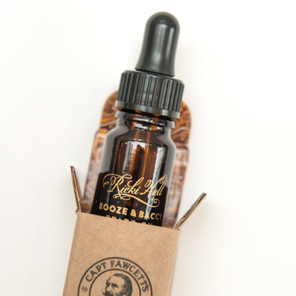 CAPTAIN FAWCETT'S ACEITE PARA BARBA RICKY HALL'S BOOZE AND BACCY - 10 ml