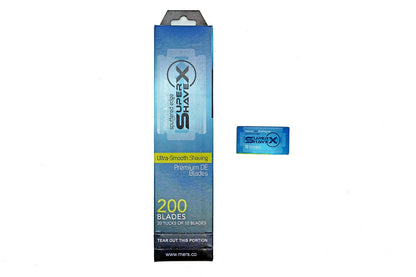 SUPERSHAVE REPUESTOS MAQUINA DOBLE HOJA-200 UNIDADES