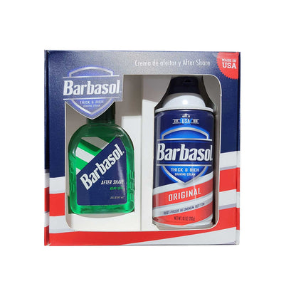 BARBASOL SET ESPUMA DE AFEITAR CON AFTER SHAVE
