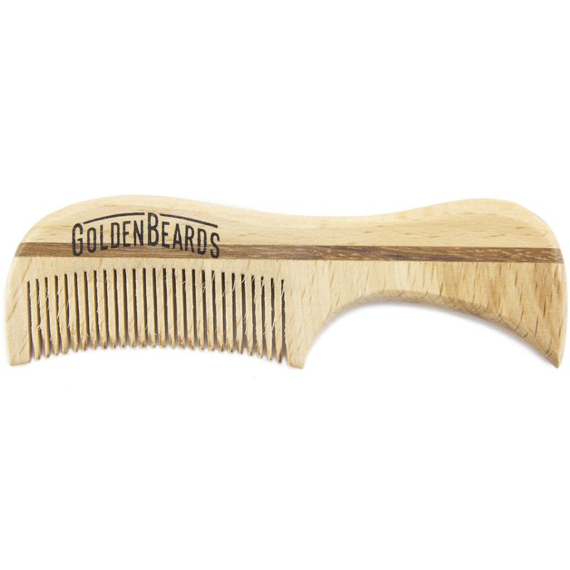 GOLDEN BEARDS PEINETA ECOLOGICA PARA BARBA Y BIGOTE-75 mm